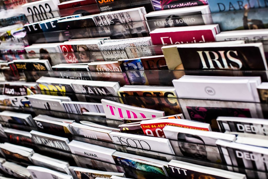 magazines and newspapers